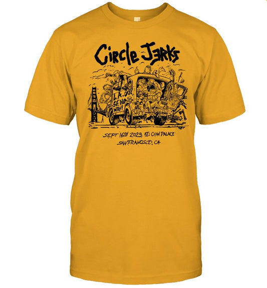 2023 Circle Jerks Tour San Francisco, CA T-Shirt