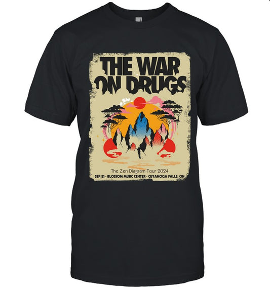 The War On Drugs September 21, 2024 Cuyahoga Fall, OH T-Shirt