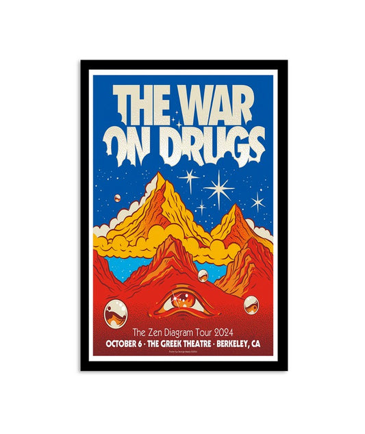 The War on Drugs October 6 2024 The Greek Theatre Berkeley CA Poster