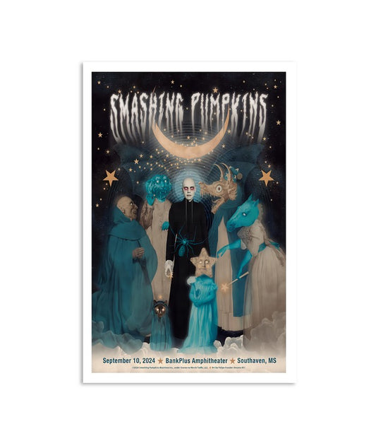 The Smashing Pumpkins September 10 2024 BankPlus Amphitheater Southaven MS Poster