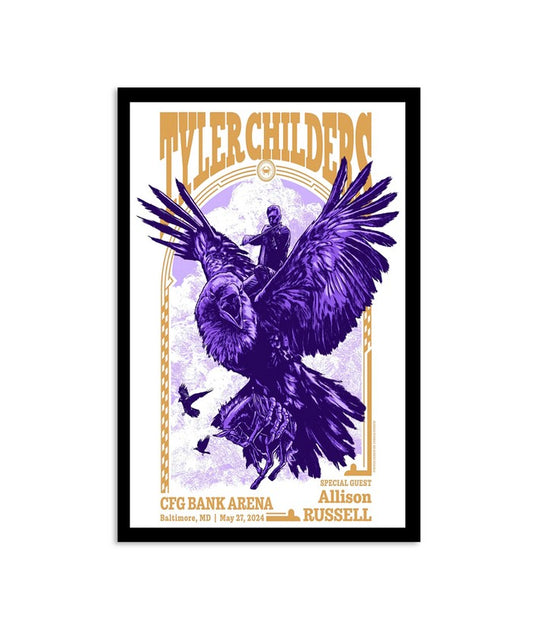 Tyler Childers May 27 2024 CFG Bank Arena Baltimore MD Poster