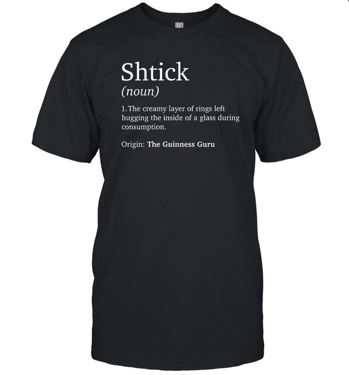 The Guiness Guru Shtick T-Shirt