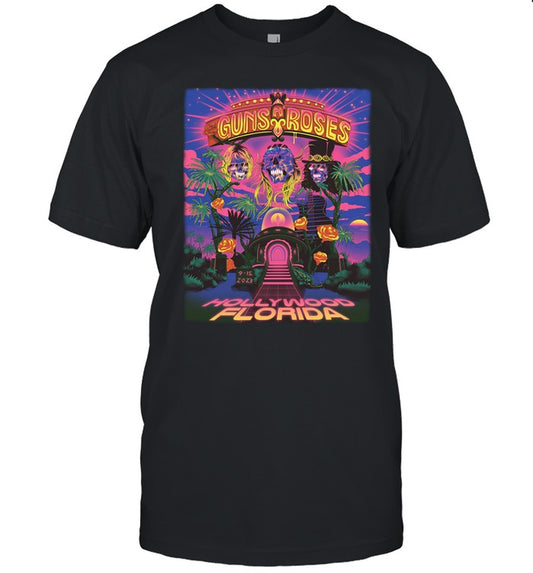 2023 Guns N' Roses Event Hollywood, FL T-Shirt