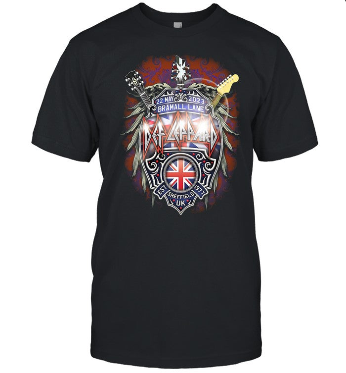 World Tour 2023 Def Leppard Sheffield, England T-Shirt