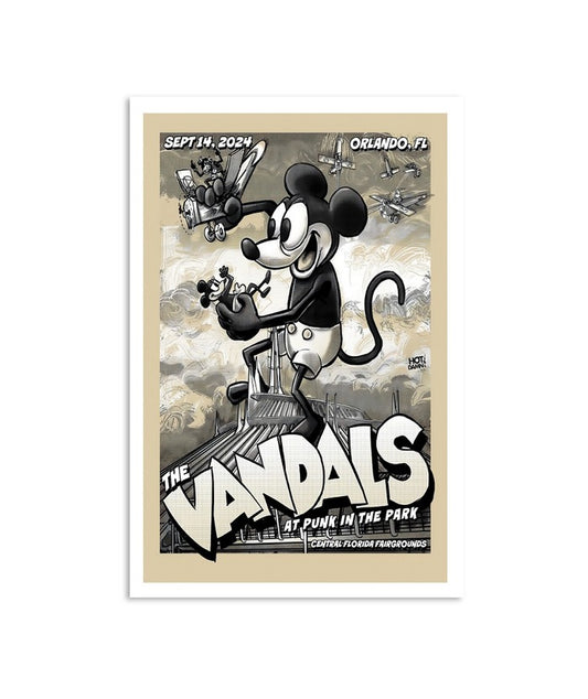 The Vandals September 14, 2024 Punk In The Park In Orlando, FL Poster