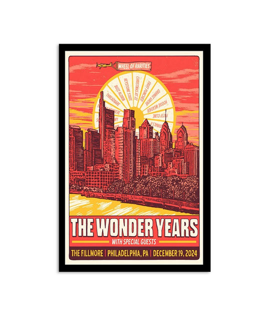 The Wonder Years December 19 2024 The Fillmore Philadelphia PA Poster