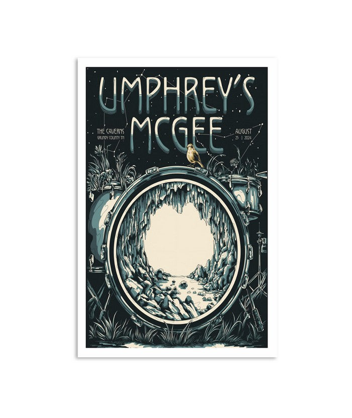 Umphrey’s McGee At The Caverns Grundy County, TN August 25 2024 Poster