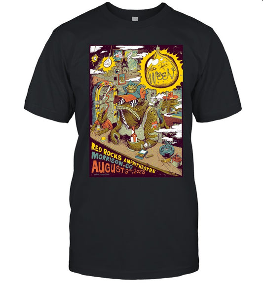 Ween August 3rd, 2023 Red Rocks Amphitheatre Morrison, CO Event Tee