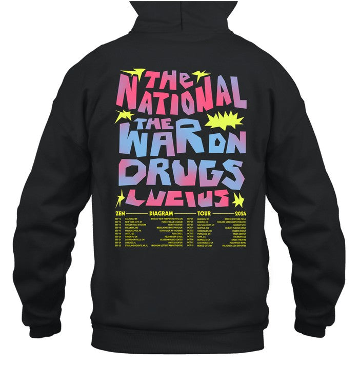 The War On Drugs Zen Diagram 2024 Tour Hoodie