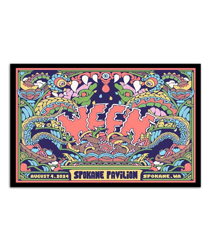 Ween August 4 2024 Spokane Pavilion Spokane WA Poster