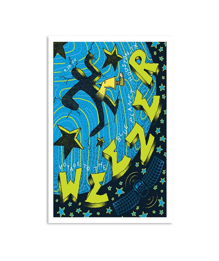 Weezer September 28 2024 Toyota Center Houston, TX Poster