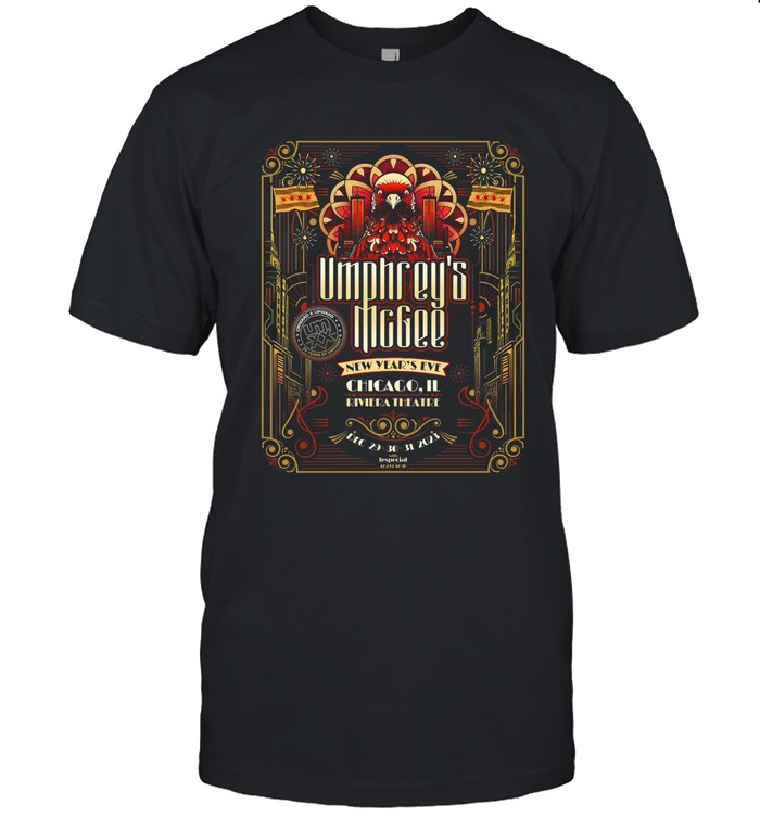 Umphrey's McGee The Riviera Theatre, Chicago IL 12 29.30.31 2023 T-Shirt