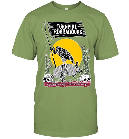 Turnpike Troubadours December 28-30, 2023 Billy Bob's Texas Fort Worth, Texas T-Shirt