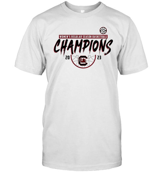 Women's Basketball Regular Season Champions 2023 South Carolina Gamecocks T-Shirt