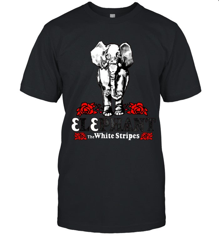 The White Stripes ELEPHANT Black T-Shirt