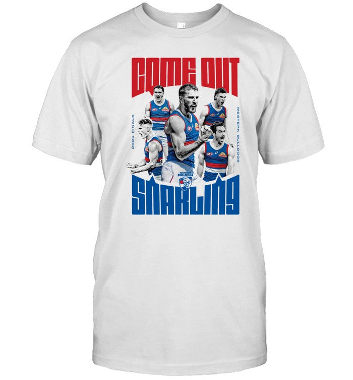 Western Bulldogs Come Out Snarling T-Shirts