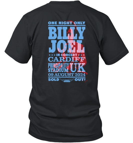 08/09/2024 Billy Joel Event Cardiff, UK T-Shirt