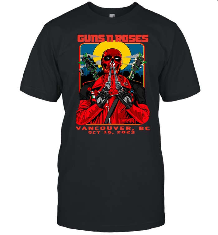 2023 Guns N' Roses Tour Vancouver, BC T-Shirt