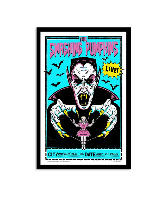 The Smashing Pumpkins Washington DC July 29 2024 Poster