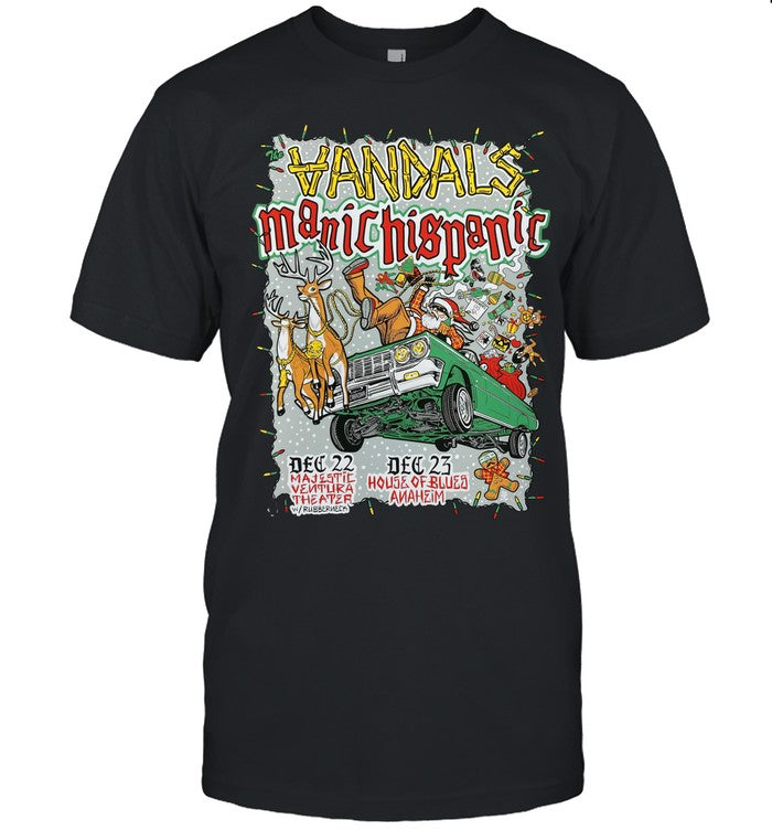 The Vandals in Ventura, CA The Majestic Ventura Theater December 22, 2023 T-Shirt