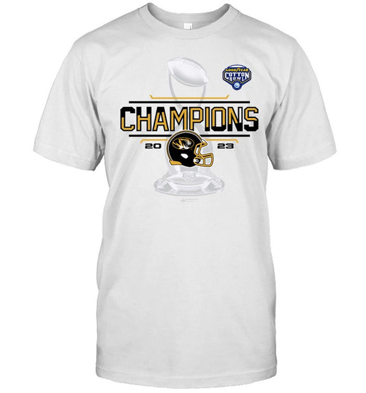 2023 Mizzou Football Cotton Bowl Champions T-Shirt