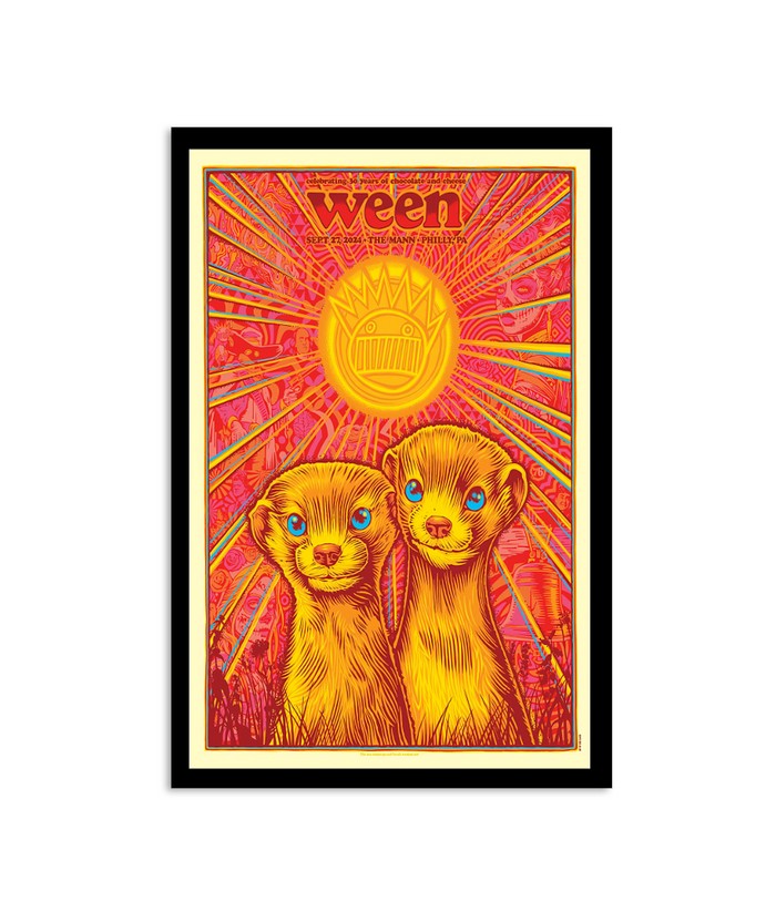 Ween September 27, 2024 The Mann Philadelphia, PA Poster