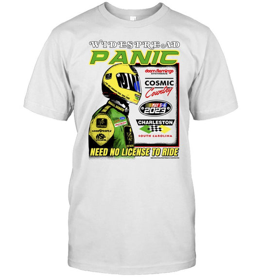 Widespread Panic 2023 Charleston, SC Racing T-Shirt