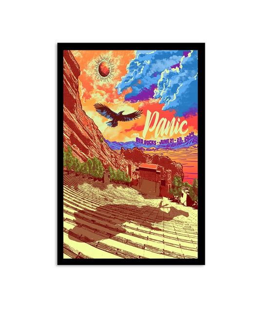 Widespread Panic At Red Rocks Amphitheatre In Morrison, CO On June 21-23 2024 Poster