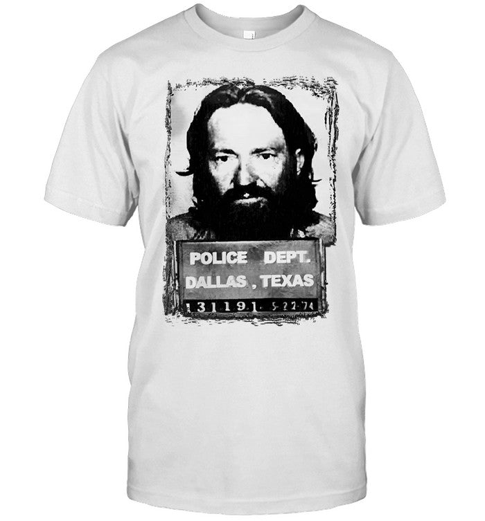 Willie Nelson Mugshot Tee