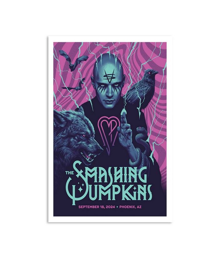 The Smashing Pumpkins September 18 2024 Phoenix, AZ Poster