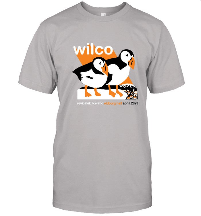 Wilco Iceland Puffins April 2023 Show T-shirt