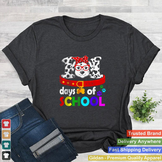 101 Days Smarter Dog Shirt 100 Days Of School Teacher Kids Shirt