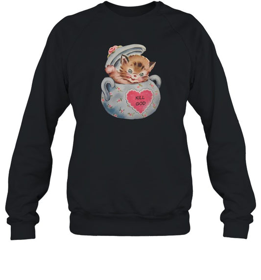 Top Kill God Cat Sweatshirt