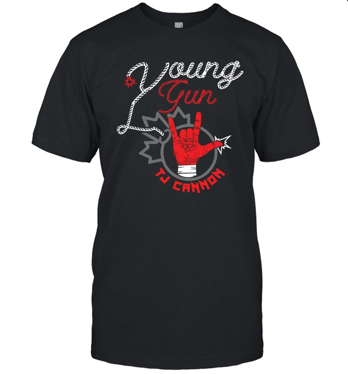 Tj Cannon Young Gun Shirt Pro Wrestling Tees