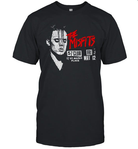 The Misfits 57 Club Black T-Shirt