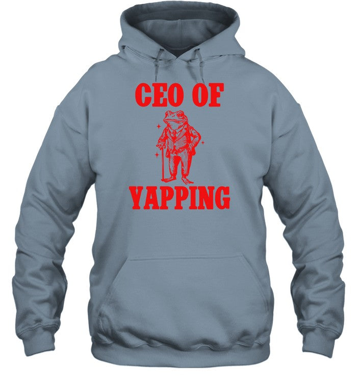 Top Ceo Of Yapping Frog Hoodie