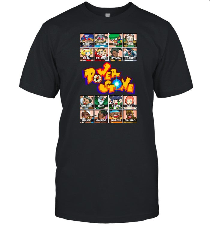 Unrooolie Power Stone Characters Shirt