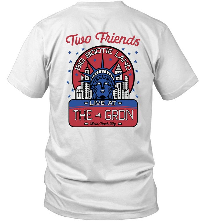 Two Friends Statue Of Liberty Live At New York City T Shirt