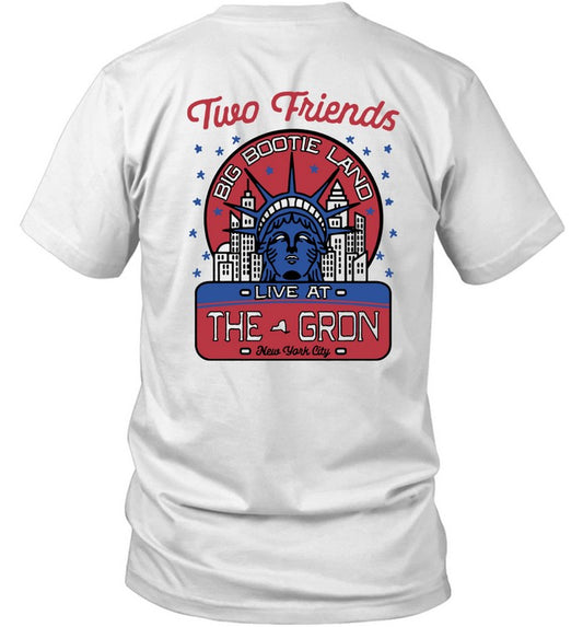 Two Friends Statue Of Liberty Live At New York City T Shirt