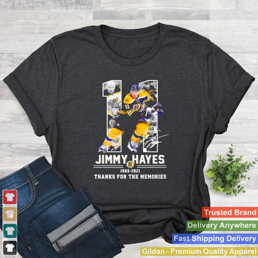 11 Jimmy Hayes 1989 2021 thanks for the memories shirt