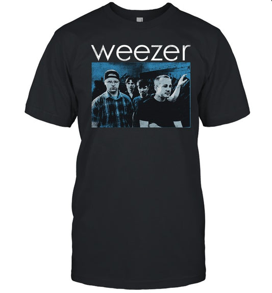 Weezer Feels Good Photo Black T Shirt