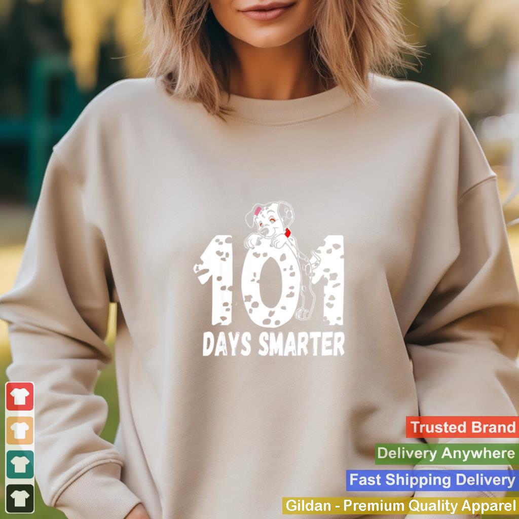 101 Days Smarter Dalmation Dog shirt