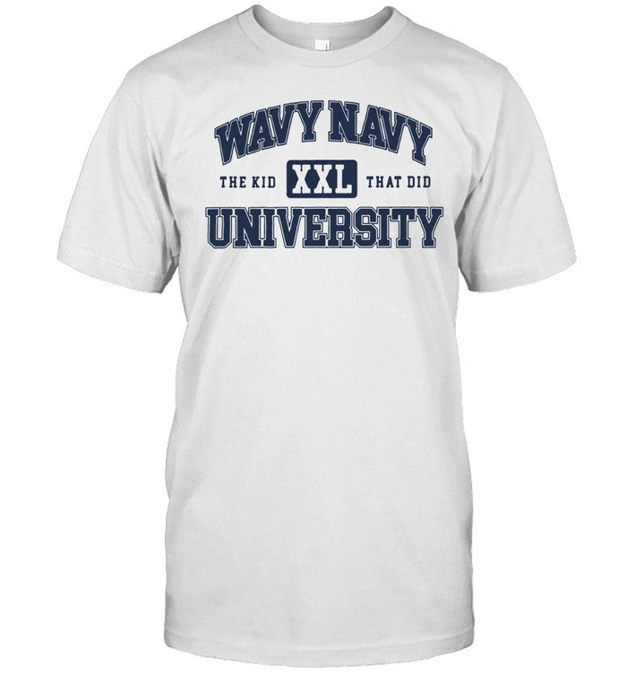 Wavy Navy University Athletic T-shirt