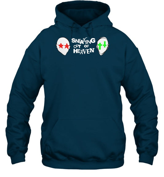 Water Parks 2 Heads Sneaking Out Of Heaven Hoodie