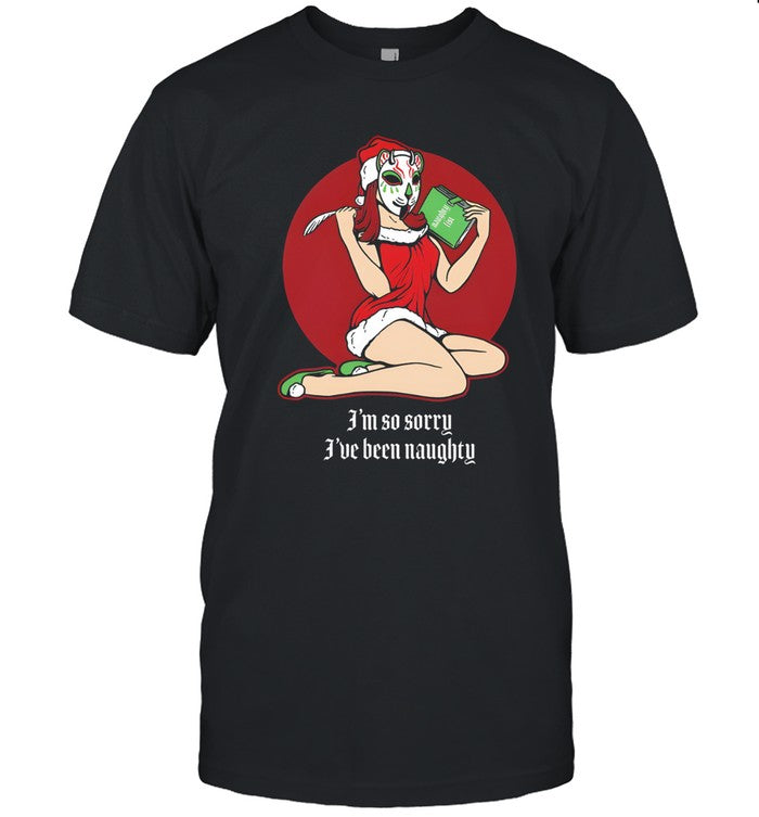 The Home Team Mrs. Claus Pin Up I'm so sorry I've been naughty shirt