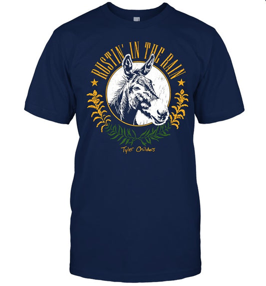 Tyler Childers Rustin Mule Print T Shirt 2024