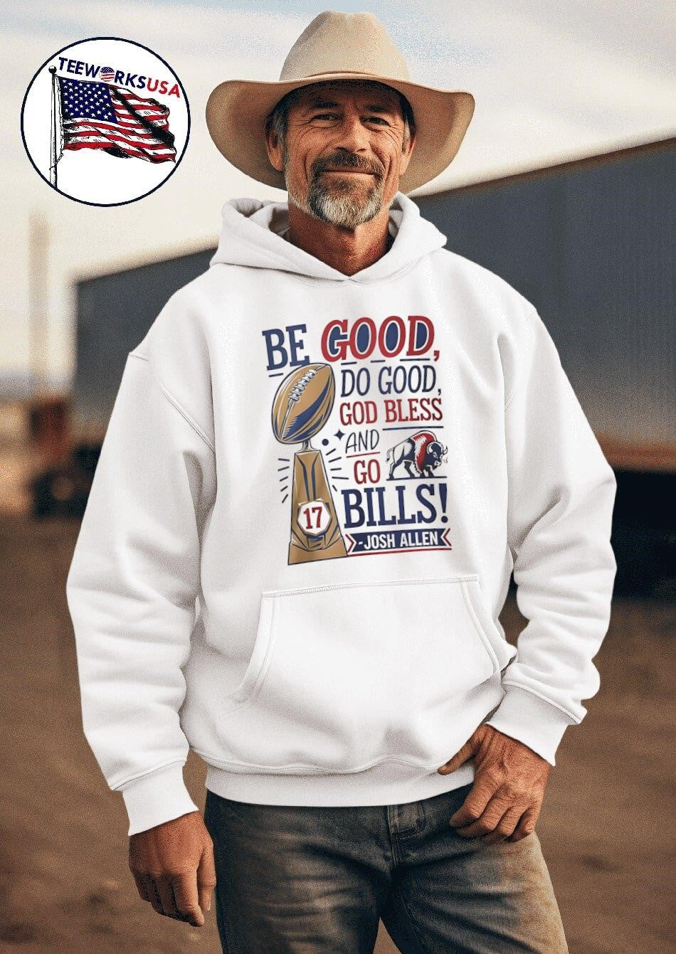 Trophy be good do good God bless and go Bills Josh Allen shirt