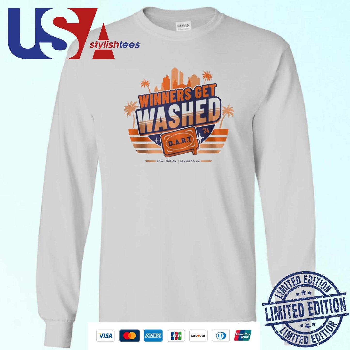 Winners Get Washed Bowl Edition San Diego CA 2024 Shirt