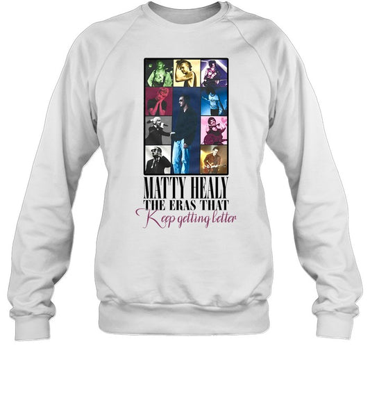 Top Matty Healy The Eras That Keep Getting Better Sweatshirt