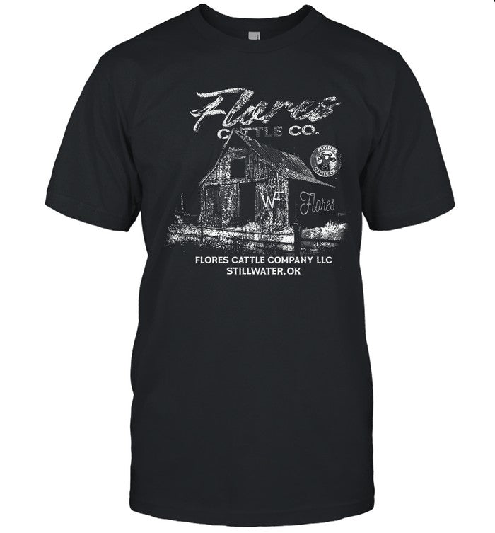 Wyatt Flores Flores Cattle Co. Stillwater Black Shirt